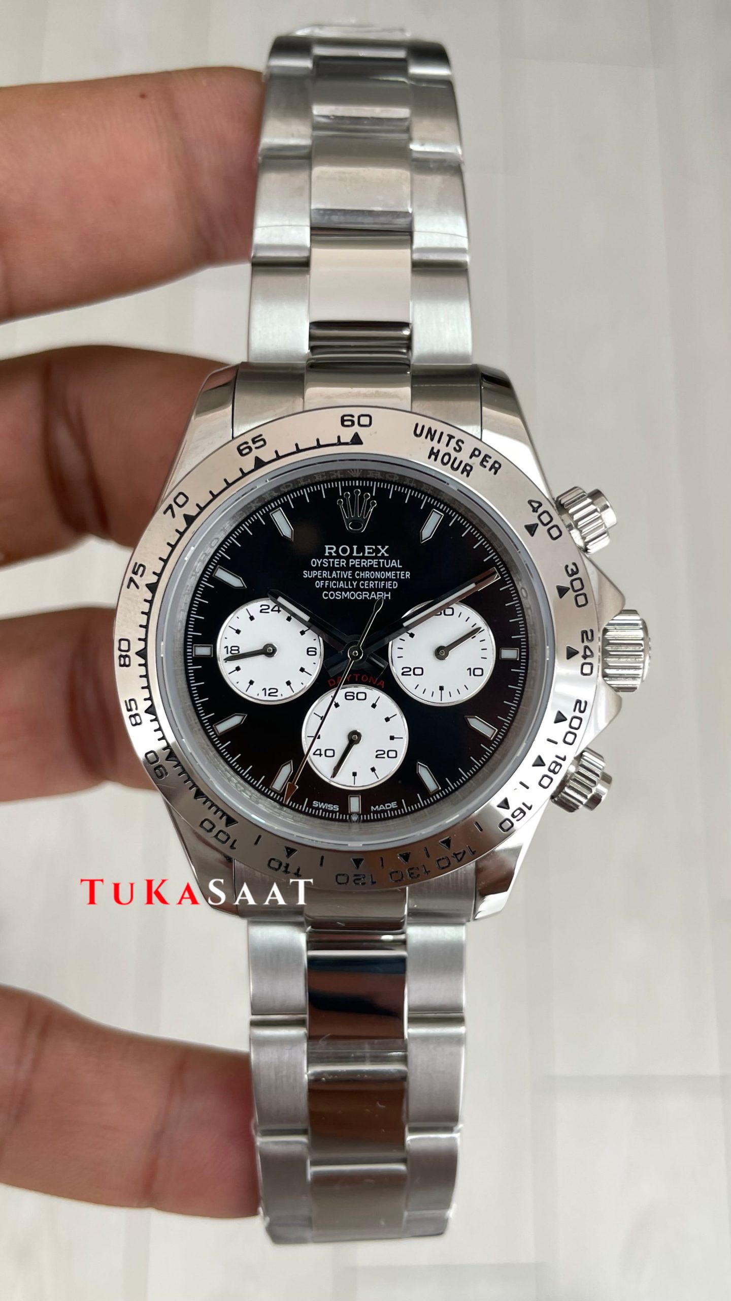 Rolex Daytona Baby Le Mans Cosmograph 126509 Siyah Kadran 40mm Replika Saat Rolex Daytona Baby Le Mans Cosmograph 126509 Siyah Kadran 40mm Replika Saat