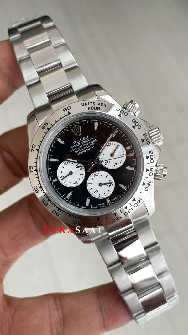 Rolex Daytona Baby Le Mans Cosmograph 126509 Siyah Kadran 40mm Replika Saat Rolex Daytona Baby Le Mans Cosmograph 126509 Siyah Kadran 40mm Replika Saat