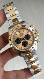 Rolex Daytona Cosmograph 126503 Champagne Two Tone Gold 40mm Replika Saat