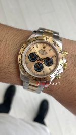 Rolex Daytona Cosmograph 126503 Champagne Two Tone Gold 40mm Replika Saat