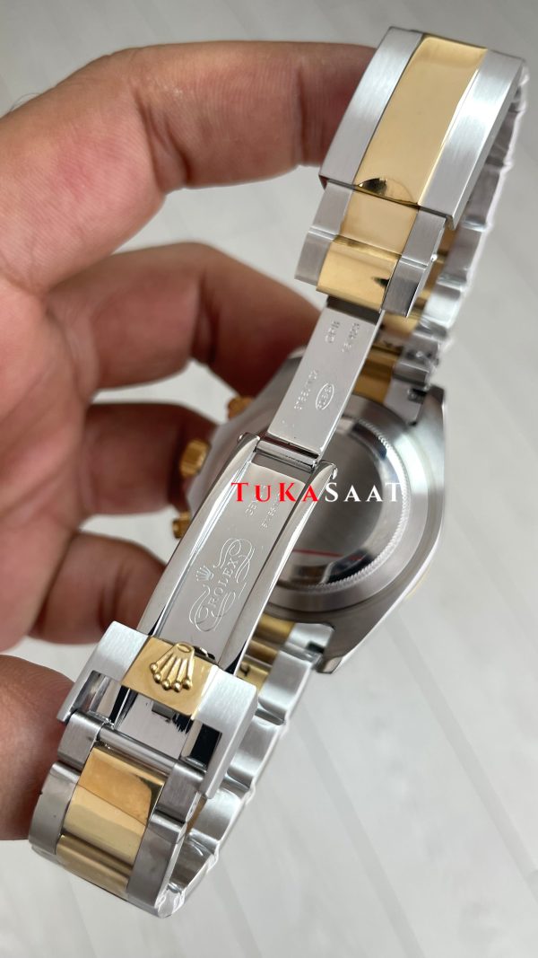 Rolex Daytona Cosmograph 126503 Two Tone Gold 40mm Siyah Kadran Replika Saat Rolex Daytona Cosmograph 126503 Two Tone Gold 40mm Siyah Kadran Replika Saat