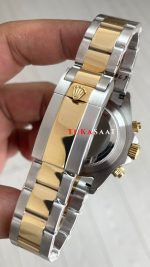 Rolex Daytona Cosmograph 126503 Two Tone Gold 40mm Siyah Kadran Replika Saat