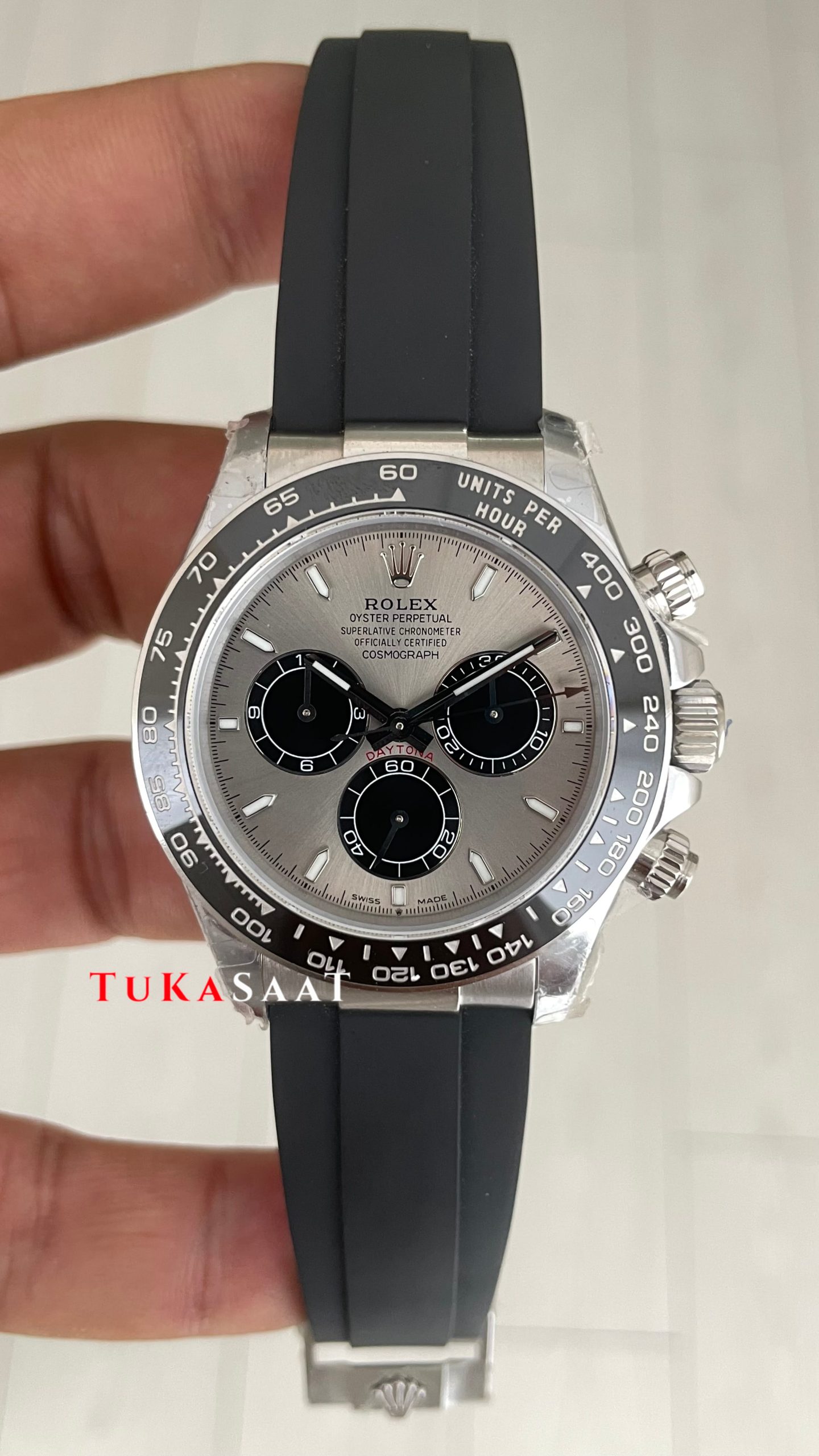 Rolex Daytona Ghost 126519LN Oysterflex Gri Kadran 40mm 4131 Super Clone Swiss Eta Saat QF Factory Rolex Daytona Ghost 126519LN Oysterflex Gri Kadran 40mm 4131 Super Clone Swiss Eta Saat QF Factory