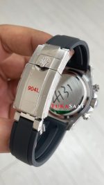 Rolex Daytona Ghost 126519LN Oysterflex Gri Kadran 40mm 4131 Super Clone Swiss Eta Saat QF Factory