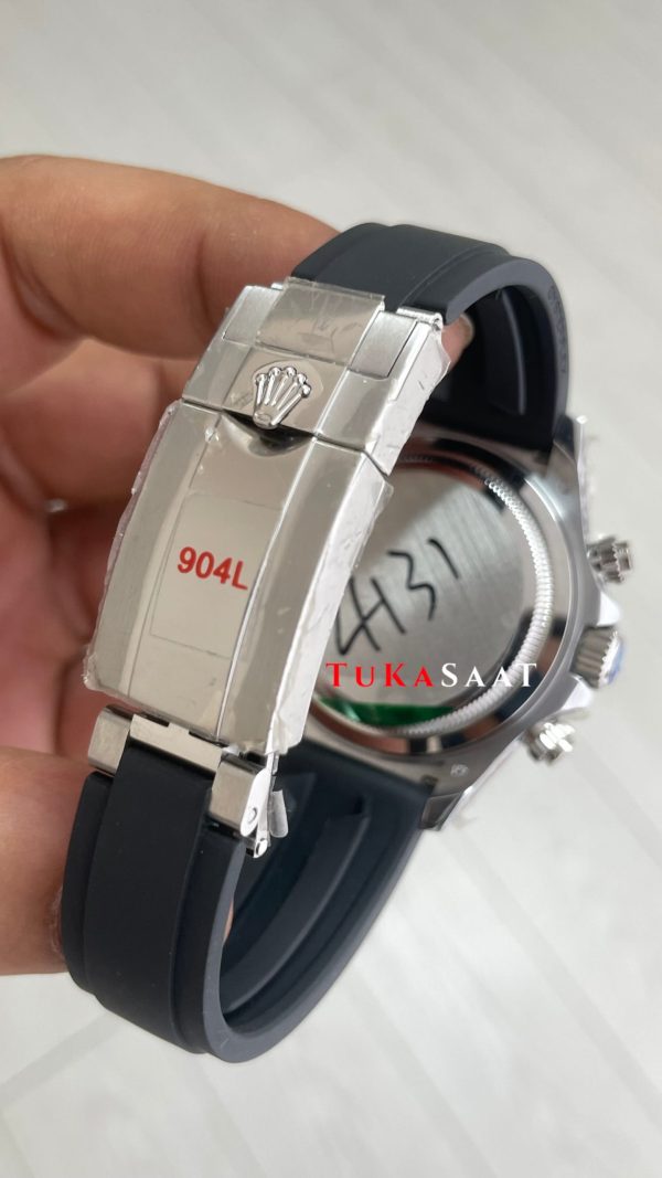 Rolex Daytona Ghost 126519LN Oysterflex Gri Kadran 40mm 4131 Super Clone Swiss Eta Saat QF Factory Rolex Daytona Ghost 126519LN Oysterflex Gri Kadran 40mm 4131 Super Clone Swiss Eta Saat QF Factory