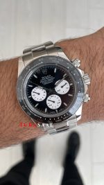 Rolex Daytona Le Mans 126529LN Siyah Kadran 40mm Replika Saat