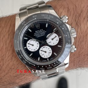Rolex Daytona Le Mans 126529LN Siyah Kadran 40mm Replika Saat