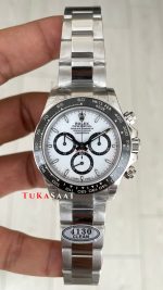 Rolex Daytona Panda 126500LN Beyaz Kadran 40mm 4130 Super Clone Swiss ETA Saat Clean Factory