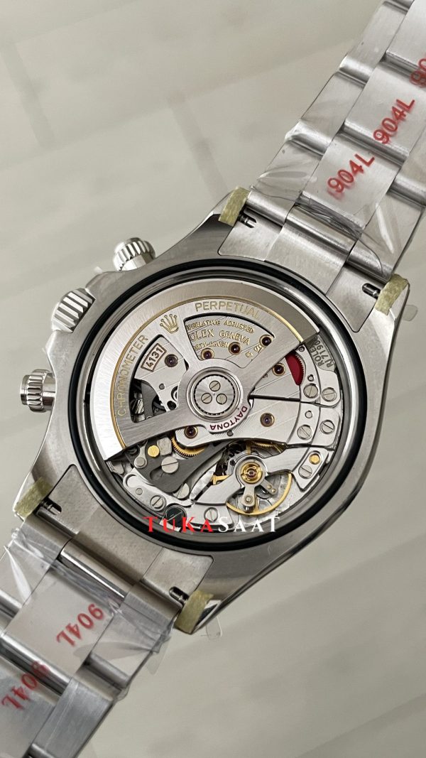 Rolex Daytona Panda 126500LN Beyaz Kadran 40mm 4131 Super Clone Swiss ETA Saat QF Factory