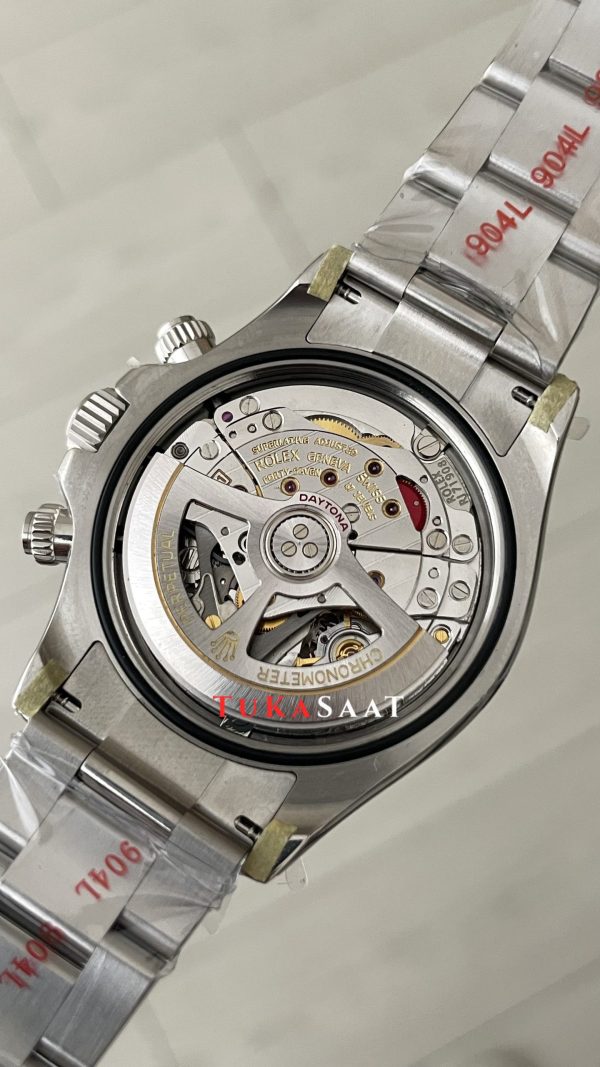Rolex Daytona Panda 126500LN Beyaz Kadran 40mm 4131 Super Clone Swiss ETA Saat QF Factory
