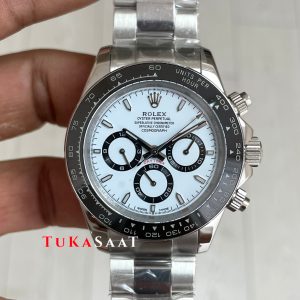 Rolex Daytona Panda 126500LN Beyaz Kadran 40mm Replika Saat