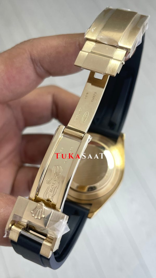 Rolex Daytona Pikachu 126518LN Gold Oysterflex 40mm Replika Saat Rolex Daytona Pikachu 126518LN Gold Oysterflex 40mm Replika Saat