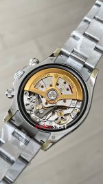 Rolex Daytona Platinum 126506 Ice Blue Baguette Dial 40mm 4131 Super Clone Swiss ETA Saat QF Factory