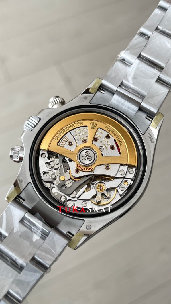 Rolex Daytona Platinum 126506 Ice Blue Baguette Dial 40mm 4131 Super Clone Swiss ETA Saat QF Factory