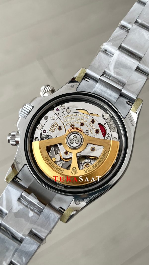 Rolex Daytona Platinum 126506 Ice Blue Baguette Dial 40mm 4131 Super Clone Swiss ETA Saat QF Factory