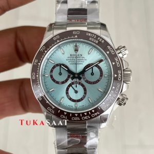 Rolex Daytona Platinum 126506 Ice Blue Dial 40mm 4131 Super Clone Swiss ETA Saat QF Factory
