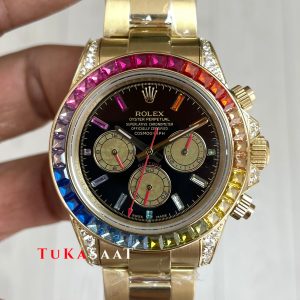 Rolex Daytona Rainbow 126598RBOW Replika Saat