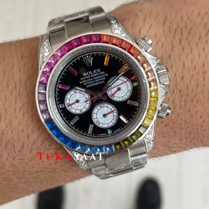 Rolex Daytona Rainbow 126599RBOW Replika Saat