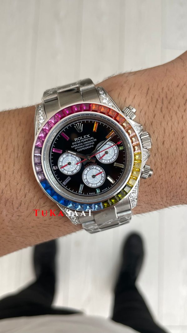 Rolex Daytona Rainbow 126599RBOW Replika Saat Rolex Daytona Rainbow 126599RBOW Replika Saat