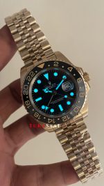 Rolex Gmt Master II 126718GRNR Jubilee Gold 40mm Replika Saat