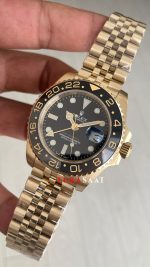 Rolex Gmt Master II 126718GRNR Jubilee Gold 40mm Replika Saat