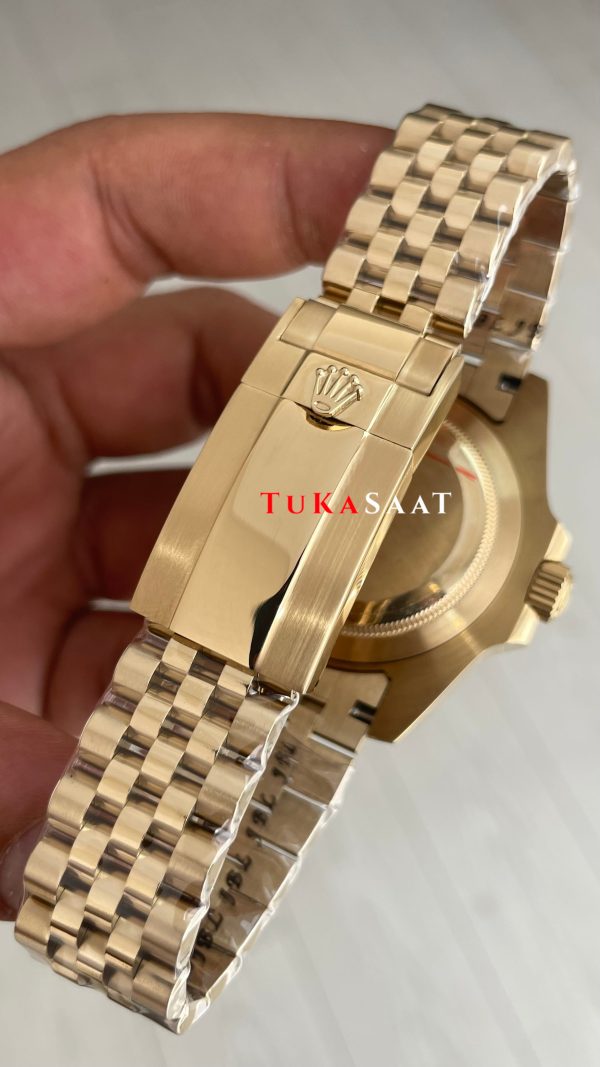 Rolex Gmt Master II 126718GRNR Jubilee Gold 40mm Replika Saat Rolex Gmt Master II 126718GRNR Jubilee Gold 40mm Replika Saat