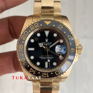 Rolex Gmt Master II Gold Green Arrow 116718LN Oyster 40mm Replika Saat