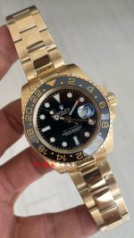 Rolex Gmt Master II Gold Green Arrow 116718LN Oyster 40mm Replika Saat