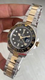 Rolex Green Arrow Gmt Master II 116713LN Two Tone Gold 40mm Replika Saat