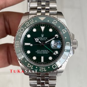 Rolex Hulk Gmt Master II Jubilee Yeşil Kadran 40mm Replika Saat