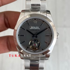 Rolex Label Noir Tourbillon 40 mm Replika Saat