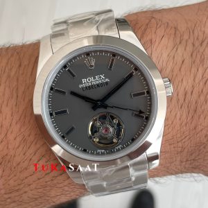 Rolex Label Noir Tourbillon 40 mm Replika Saat
