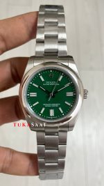 Rolex Oyster Perpetual Green 134300 Yeşil 41mm Replika Saat