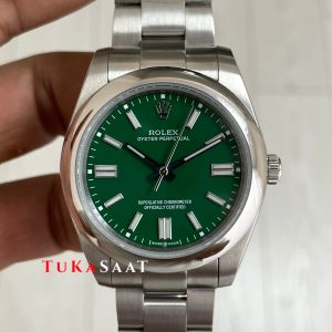 Rolex Oyster Perpetual Green 134300 Yeşil 41mm Replika Saat