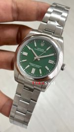Rolex Oyster Perpetual Green 134300 Yeşil 41mm Replika Saat