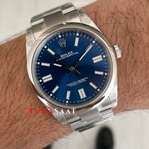 Rolex Oyster Perpetual Mavi 134300 Sunburst Blue 41mm 3230 Super Clone ETA Swiss VS Factory