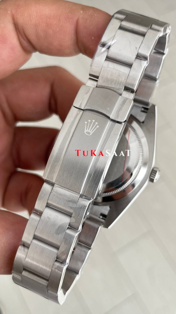 Rolex Oyster Perpetual Tiffany 124300 Turkuaz 41mm Silver Replika Saat Rolex Oyster Perpetual Tiffany 124300 Turkuaz 41mm Silver Replika Saat