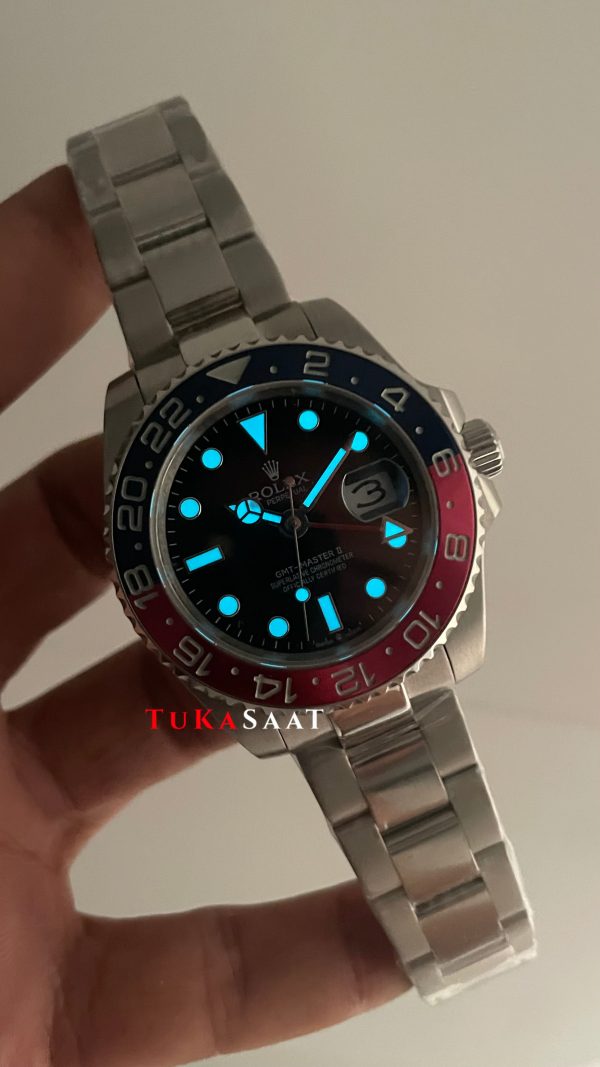 Rolex Pepsi Gmt Master II 126710BLNO Oyster 40mm Replika Saat Rolex Pepsi Gmt Master II 126710BLNO Oyster 40mm Replika Saat