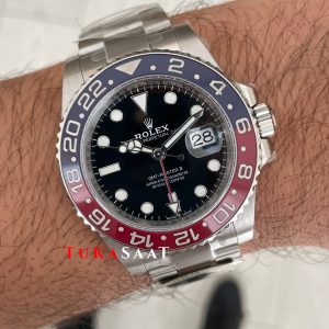 Rolex Pepsi Gmt Master II 126710BLRO Oyster 40mm DD3285 V4 Swiss ETA Saat AR Factory
