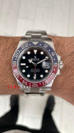 Rolex Pepsi Gmt Master II 126710BLRO Oyster 40mm DD3285 V4 Swiss ETA Saat AR Factory
