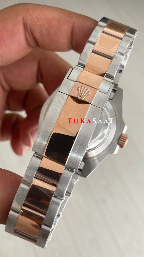 Rolex Root Beer Gmt Master II 126711CHNR Two Tone Rose 40mm Replika Saat Rolex Root Beer Gmt Master II 126711CHNR Two Tone Rose 40mm Replika Saat
