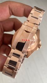 Rolex Root Beer Gmt Master II 126715CHNR Chocolate 40mm Rosegold Replika Saat