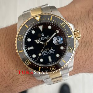 Rolex Sea Dweller 126603 Two Tone Gold 43mm Replika Saat