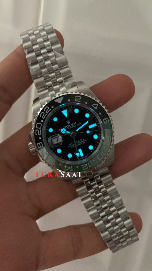 Rolex Sprite Gmt Master II 126720VTNR Jubilee 40mm Replika Saat Rolex Sprite Gmt Master II 126720VTNR Jubilee 40mm Replika Saat