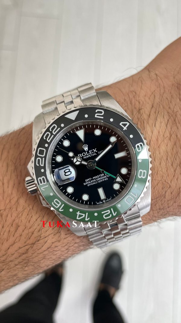 Rolex Sprite Gmt Master II 126720VTNR Jubilee 40mm Replika Saat Rolex Sprite Gmt Master II 126720VTNR Jubilee 40mm Replika Saat