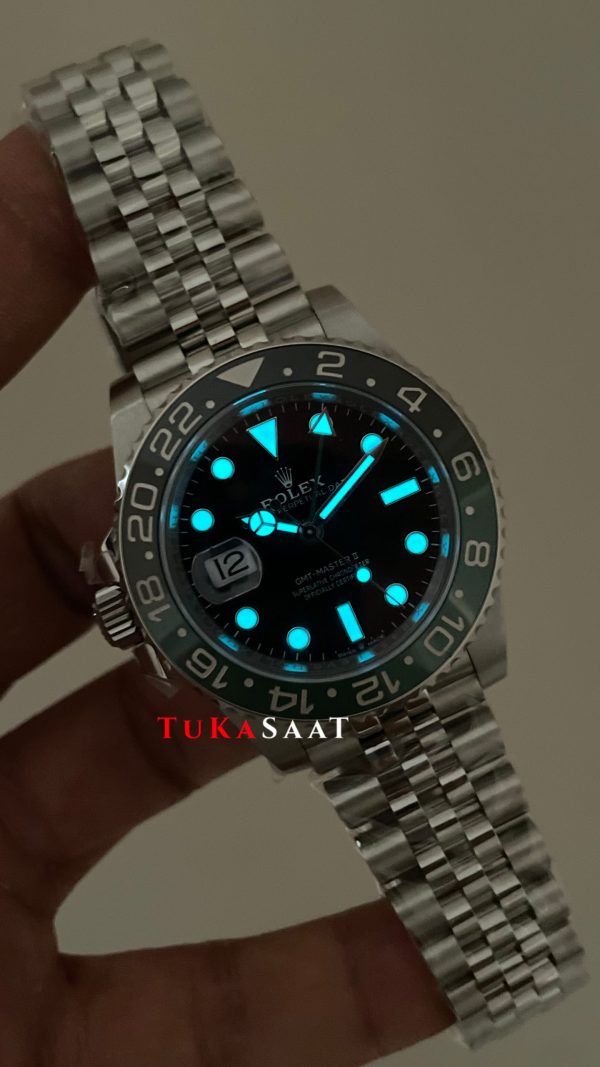 Rolex Sprite Gmt Master II 126720VTNR Jubilee 40mm V4 DD3285 Super Klon Swiss ETA Saat AR Factory Rolex Sprite Gmt Master II 126720VTNR Jubilee 40mm V4 DD3285 Super Klon Swiss ETA Saat AR Factory