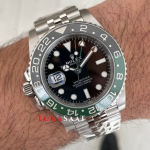 Rolex Sprite Gmt Master II 126720VTNR Jubilee 40mm V4 DD3285 Super Klon Swiss ETA Saat AR Factory