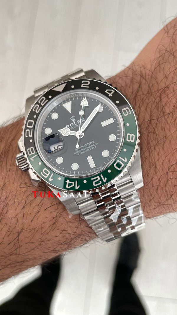 Rolex Sprite Gmt Master II 126720VTNR Jubilee 40mm V4 DD3285 Super Klon Swiss ETA Saat AR Factory Rolex Sprite Gmt Master II 126720VTNR Jubilee 40mm V4 DD3285 Super Klon Swiss ETA Saat AR Factory