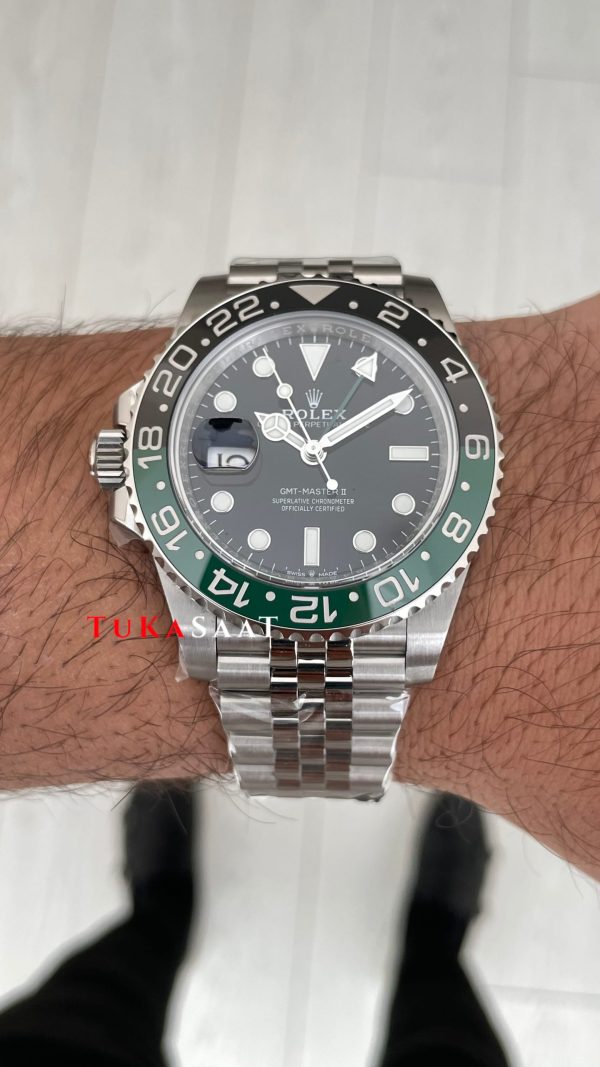 Rolex Sprite Gmt Master II 126720VTNR Jubilee 40mm V4 DD3285 Super Klon Swiss ETA Saat AR Factory Rolex Sprite Gmt Master II 126720VTNR Jubilee 40mm V4 DD3285 Super Klon Swiss ETA Saat AR Factory