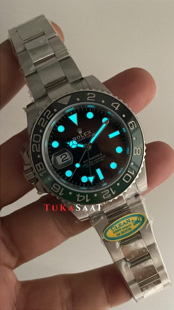 Rolex Sprite Gmt Master II 126720VTNR Oyster 40mm 3285 V3 Super Klon Swiss ETA Saat Clean Factory